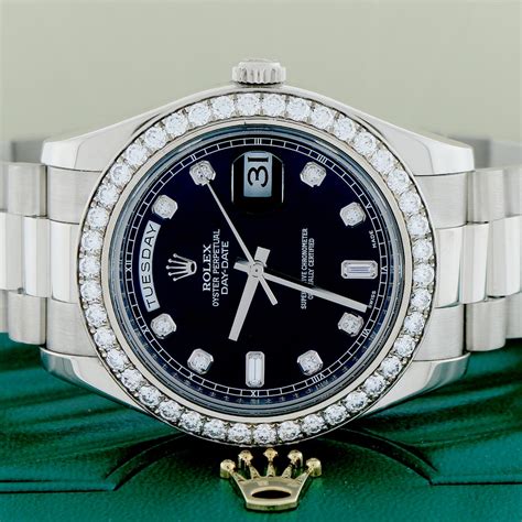 fake rolex president diamond watches|rolex presidential 41mm white gold.